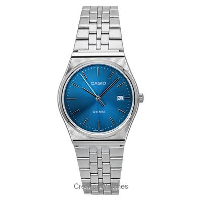 Refurbished Casio Standard Analog Stainless Steel Blue Dial Quartz MTP-B145D-2A2 Men's Watch