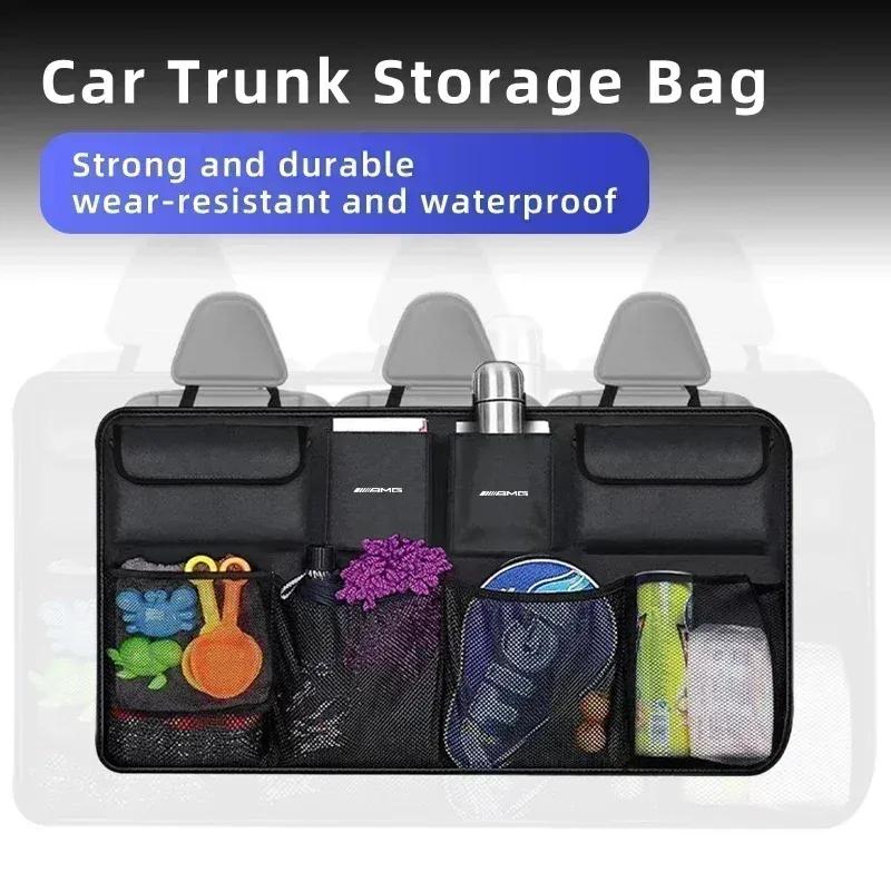 Car Seatback Storage Bag Hanging Vehicles Trunk Organiser For Mercedes Benz AMG W204 W205 W203 W211 W201 W210 W108 W124 W190