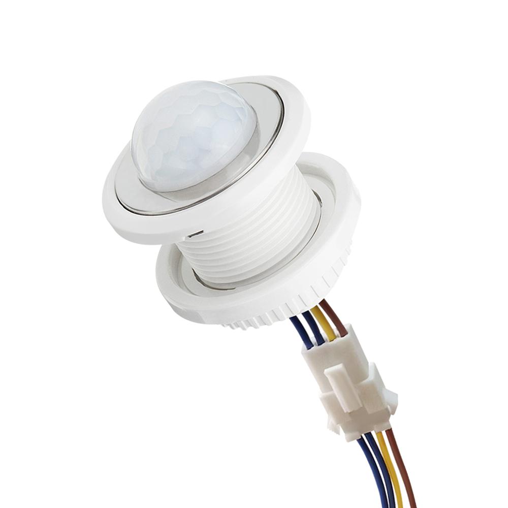 Auto ON/OFF PIR Motion Sensor Light Switch 110V-220V IR Infrared Induction Detector For Fan,LED Bulb,Ceiling,Fluorescent Lamp