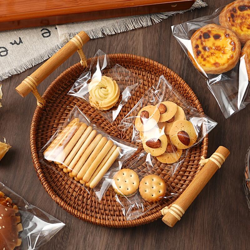 

Colorful Transparent Self-Sealing Food Packaging Bags