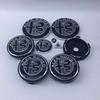 1 jeu 9 pièces Pour T60 060 60mm caches noirs 74mm Insigne de Volant Emblème Avant Capot Voiture Giulia Stelvio Mito