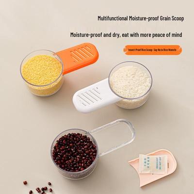 Multi-functional Measuring Scoop for Rice, Milk Powder, Flour, Grains, and Pet Food