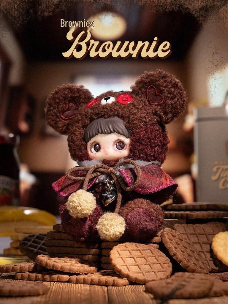 Genuine Maymei Meimei Bear Cookie Plush Toy Blind Box Charm
