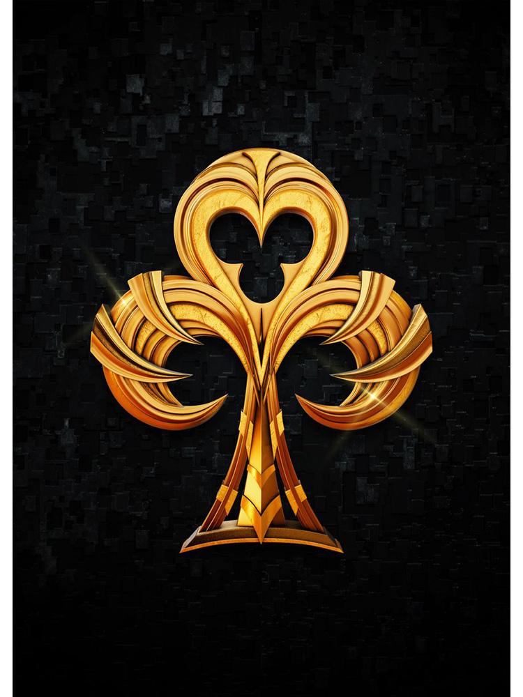 

Винтажные покерные карты, туз, меч, сердце, холст, картина, игра, настенная художественная картина, принт для гостиной, домашний декор, Cuadros 50x70cm No Frame