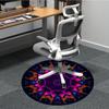 1pc Abstract Mandala Design Carpet, Round Non Slip Durable Large Size Office Carpet, Suitable for Office