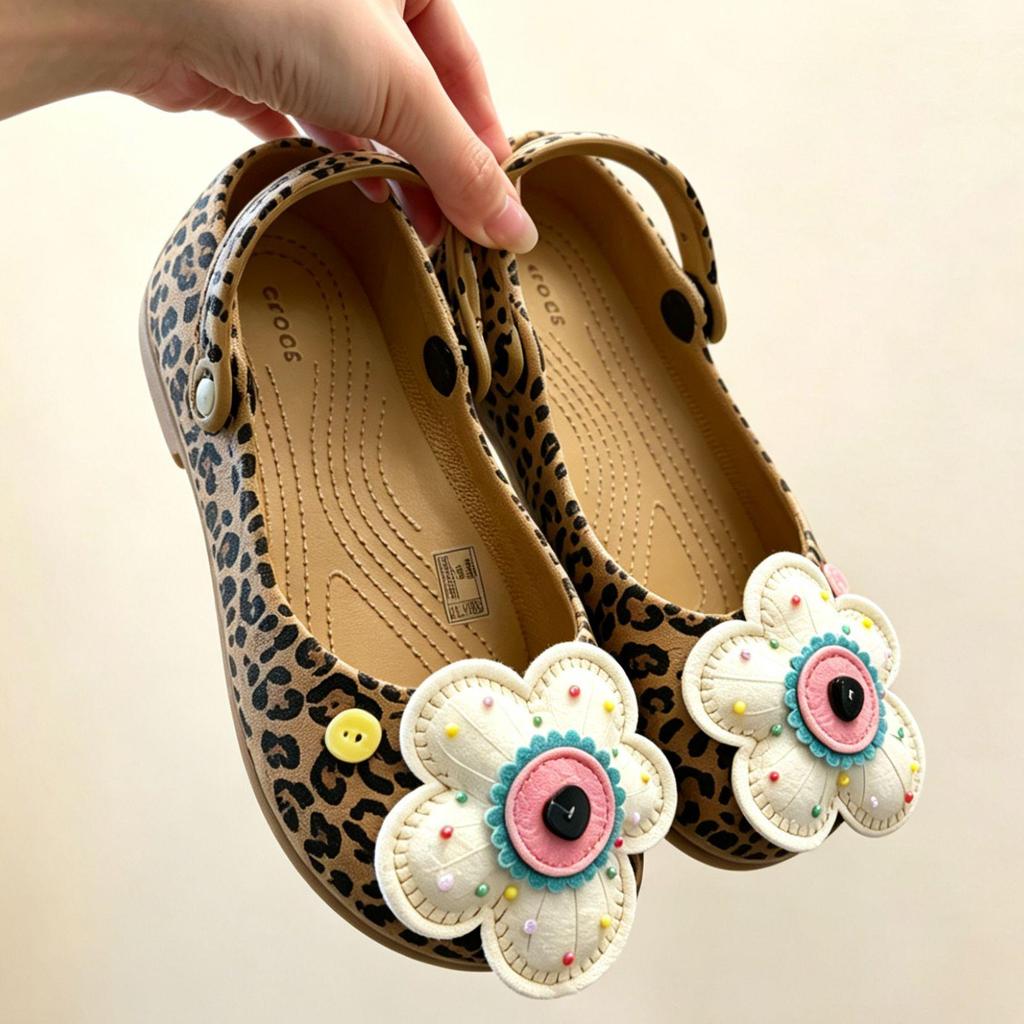 2026 Butterfly Ballet Clogs: High-End Shoe Flower Buckle Mary Jane, Detachable DIY Accessory
