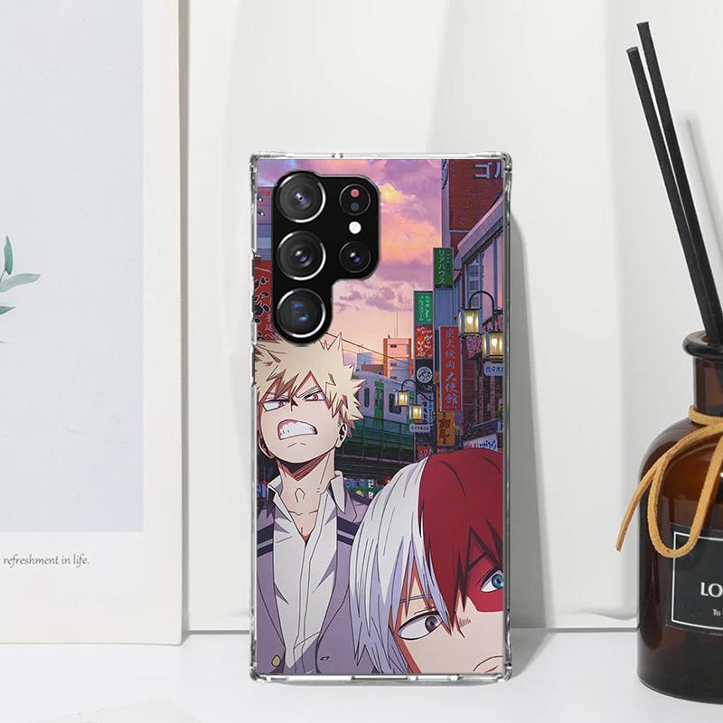 My Hero Bakugou Katsuki Phone Case For Samsung Galaxy Note 20 Ultra 10 Plus 9 8 M11 M12 M21 M30S M32 M51 M52 J4 J6 + J8 Art Fund