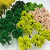 Forest, Selectable Colors, Quantity 50 or 100 Pieces [DauStage] N Gauge Diorama, Railway, Architectural Model, Trees, Scenery, 3cm, 21, Mixed, 90