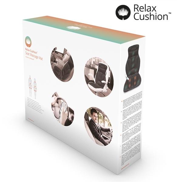 Massierender und beheizbarer Autositz, weich und gesteppt