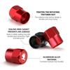 CFP5 For Skoda 4Pcs 3D Metal Tire Valve Caps Car Tyre Air Stems Cover Kamiq MK3 Roomster Rapid Kodiaq Karoq Fabia Enyaq