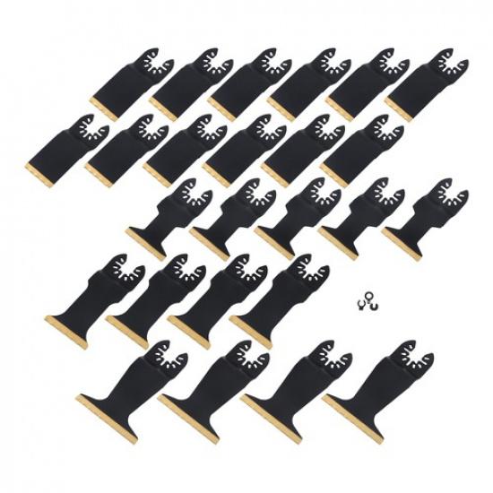 

30Pcs Oscillating Tool Blades Titanium Multi Tool Blades for Metal Wood Plastic