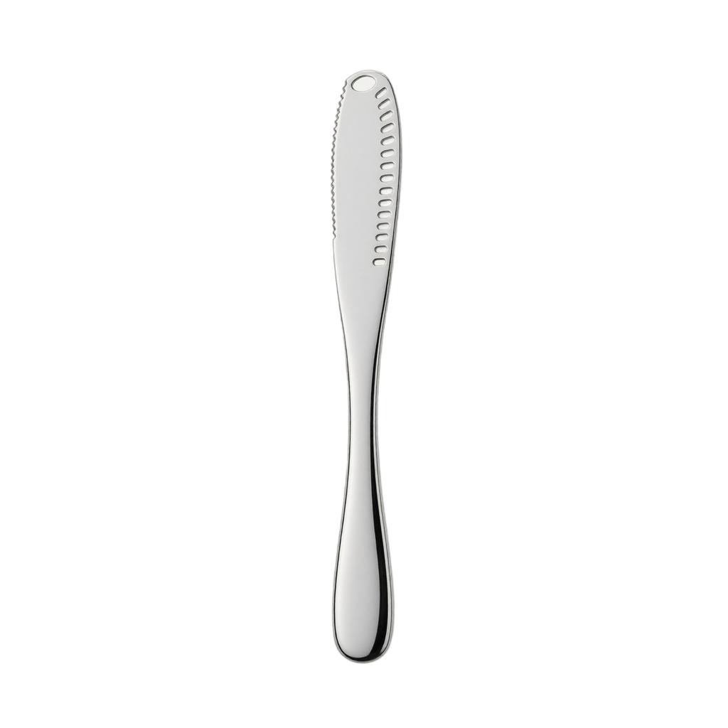 Stainless Steel Cheese Butter Knife with Perforated Blade Small Size Bread Jam Spreader Durable Kitchen Utensil
