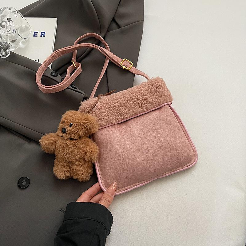 Simple and Cute, Patchwork, Cute Single-shoulder Bag, Trendy and Fashionable Crossbody Women's Bag