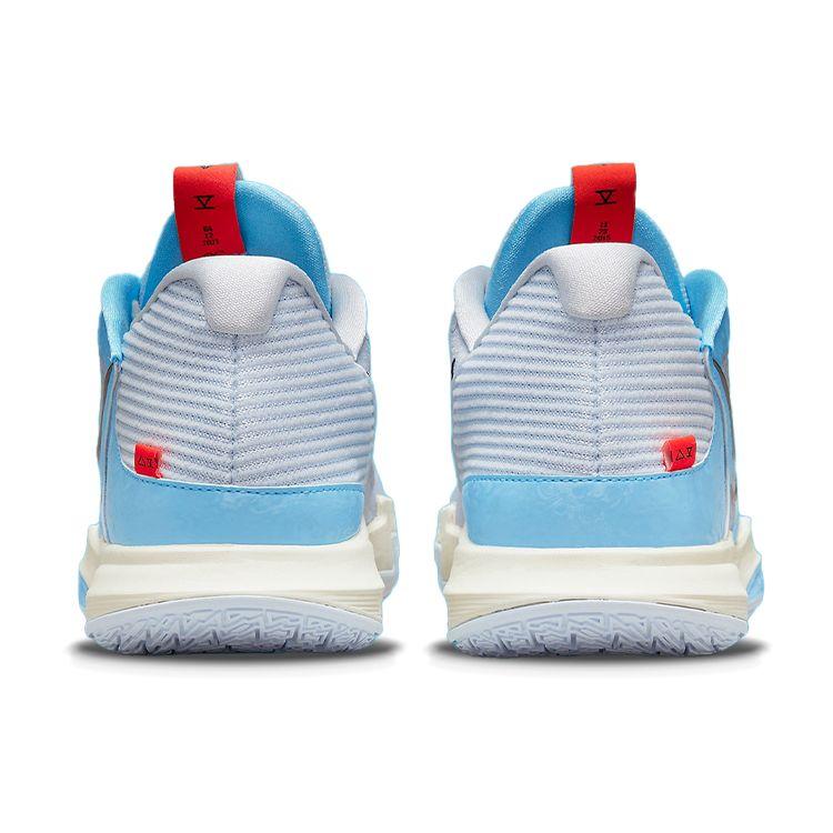 Nike Kyrie Low 5 Football Grey Unisex Sneakers Black Blue-Chill Sail DJ6012-003