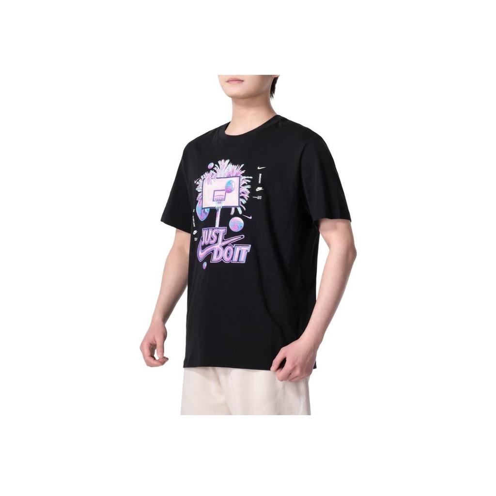 Nike American Retro Running Fitness Training Casual Comfortable Short Sleeve T-Shirt Men Tops Black FV8411-010