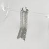 Stylish Clip On Earrings For Women Trendy Imitation Bead And Fringe Hanging Ear Cuffs