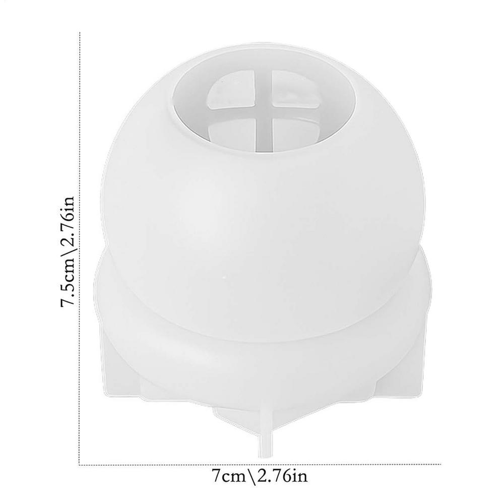 Christmas Candle Molds Santa s Cottage Resin Casting Clay Craft House Mold Candle Making for Decorative Christmas Thanksgiving