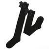 Japanese Style Over-the-knee Bow Socks Sexy High Tube Socks For College Fashion Friction-resistant Polyester Fiber