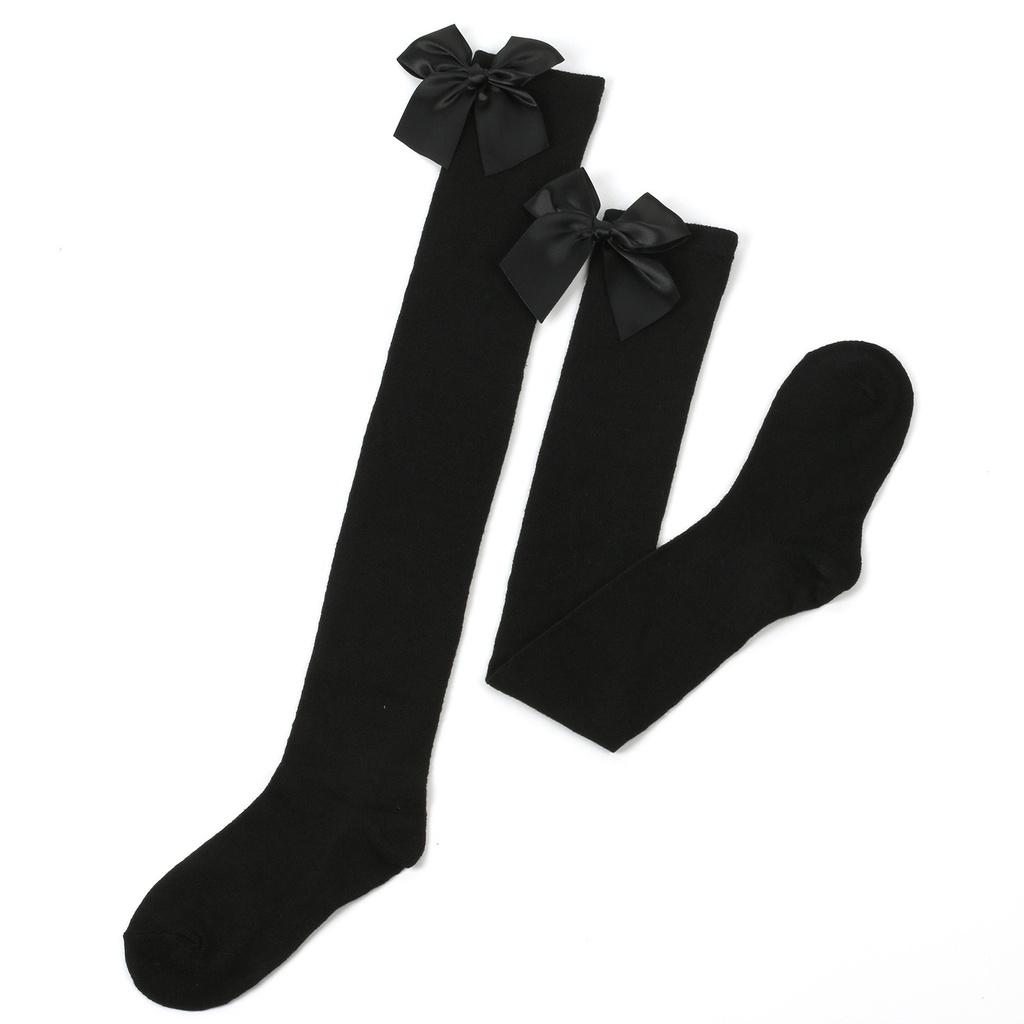 Japanese Style Over-the-knee Bow Socks Sexy High Tube Socks For College Fashion Friction-resistant Polyester Fiber