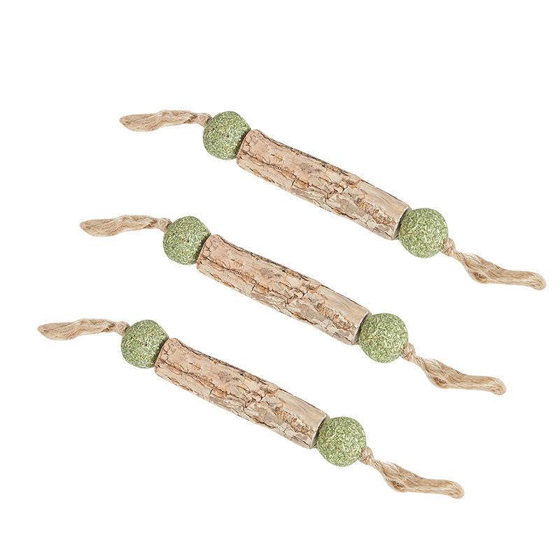 Cat Toys, Wooden Sticks, Cat Mint Toys, Dumbbells, Cat Teasing Toys, Cat Gnawing Toys, Double Knot Mint Balls