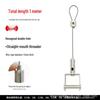 Stainless Steel Safety Cable for Hanging and Securing Signs or Lighting