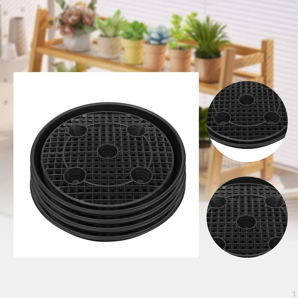 4 Stück Selbstbewässernder Stofftopf Untersetzer Ständer Wasserversorgungssystem für Blumentöpfe