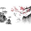 Big Size Landscape Painting Sticker Chinese Style Wallpaper  For Home Decoration