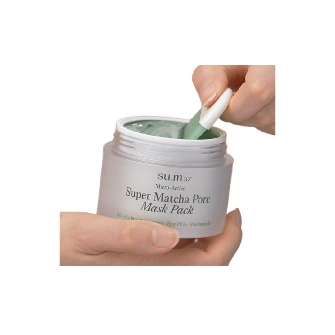 SU:M37° Micro-Active Super Matcha Pore Mask Deep Pore Cleansing & Sebum Control 100ml