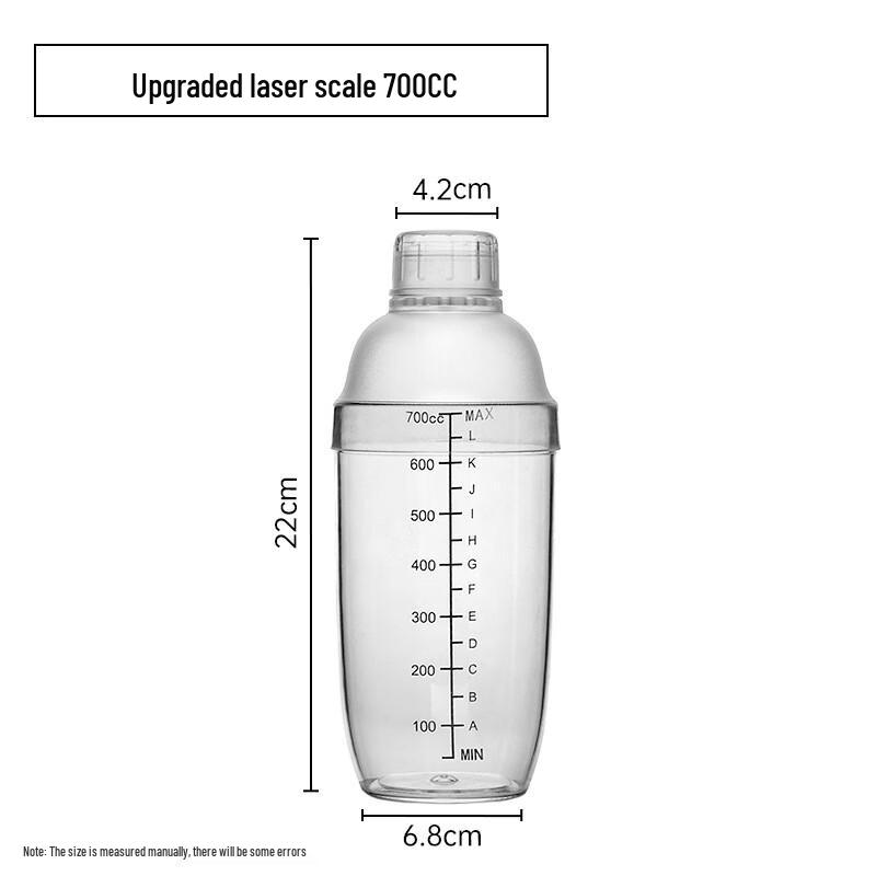

Changbaosen 1000cc PC Resin Shaker Cup (2-Pack)