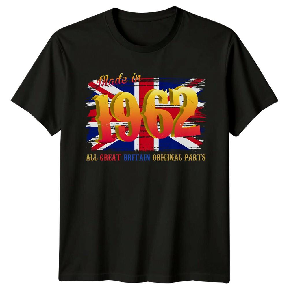 Made In 1962 63rd Birthday Great Britain Mens T-Shirt Womens Tee Graphic
