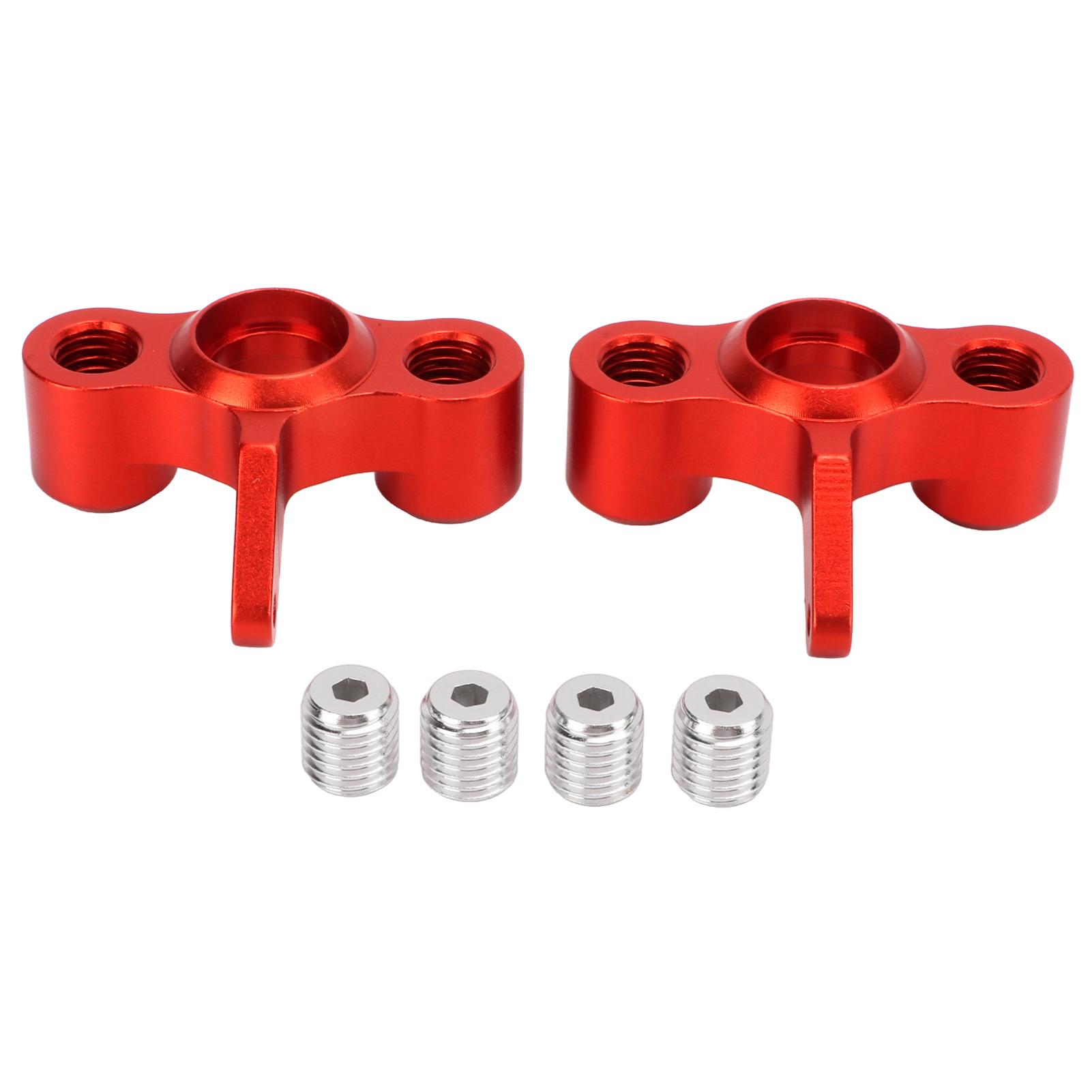 

2Pcs RC Metal Steering Knuckles Replacement RC Aluminum Alloy Steering Hub Carrier for JLB 1Celsius10 Truck