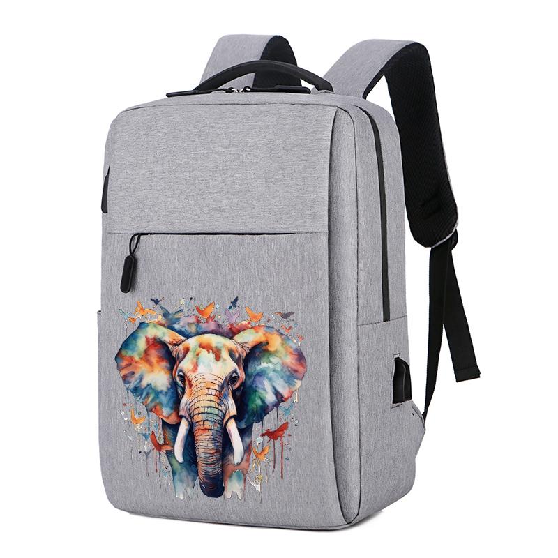 Watercolor Elephant Stickers On Clothes New Garment Accessory Diy Heat Transfer Washable Thermal Patchesdiy Craft Supplies