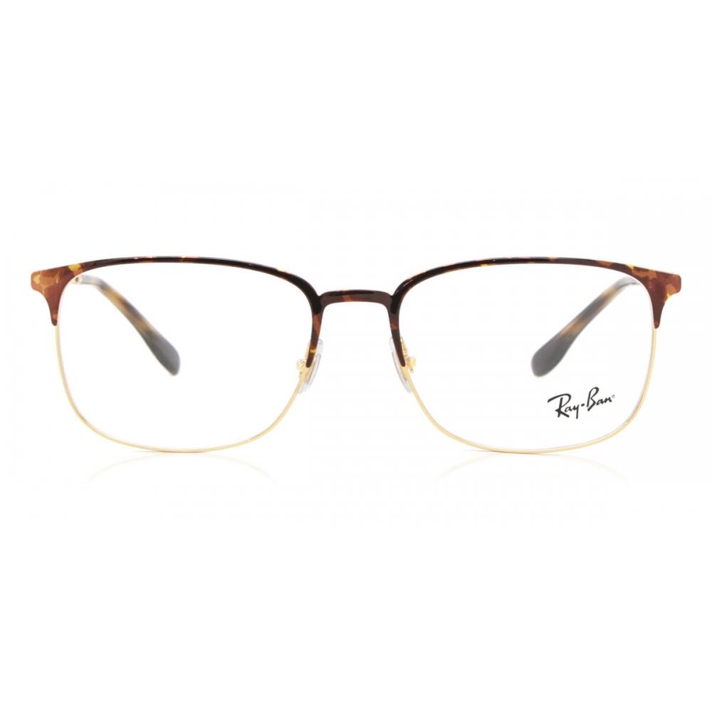 

Ray Ban Rx6494 Asian Fit 2945 Мужские очки Tortoise on Gold/54-18-145