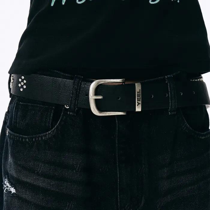 YEEL STUDDED BELT BLACK