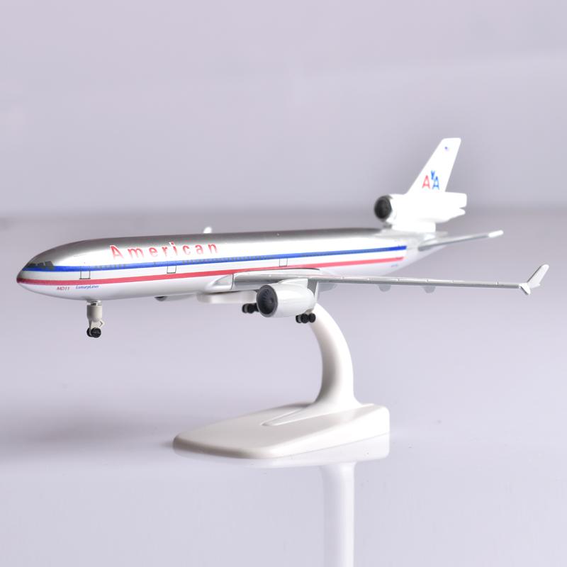 20CM Diecast Metal Planes American McDonnell Douglas MD-11 Plane Airplane Model Aircraft Model Collect Gifts