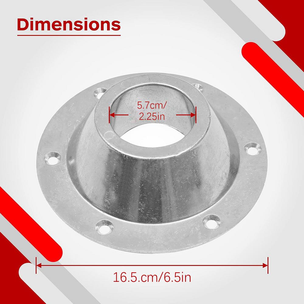 RV Table Mount Frame RV Table Base With Screws High Strength Floor Mounting Base Campervan Accessories For RV Yacht Tables