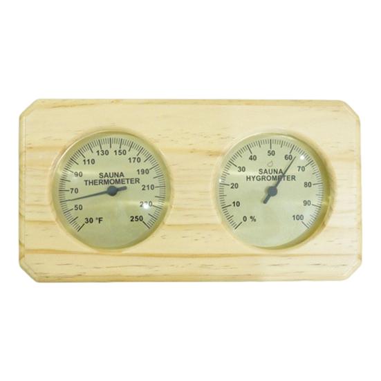 

2-в-1 термометр для сауны, гигрометр, комнатная сауна, деревянная сауна, датчик температуры и влажности по Фаренгейту, аксессуары для сауны Transverse