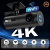 Nieuwe 4K Dash Cam voor auto's Front- en achteruitrijcamera voor voertuig GPS WIFI Auto DVR Videorecorder 24H Parkeermonitor Auto-accessoires