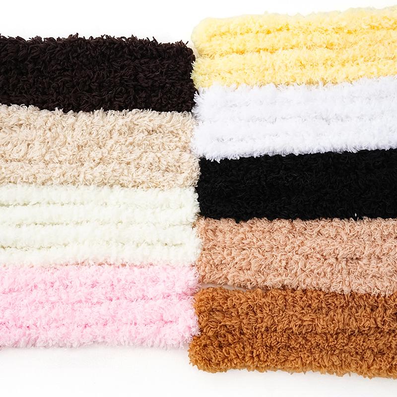 15mm Thick Coral Fleece Pipe Cleaners for DIY Plush Teddy & Puppy Handmade Dolls - Chenille Stem Set.