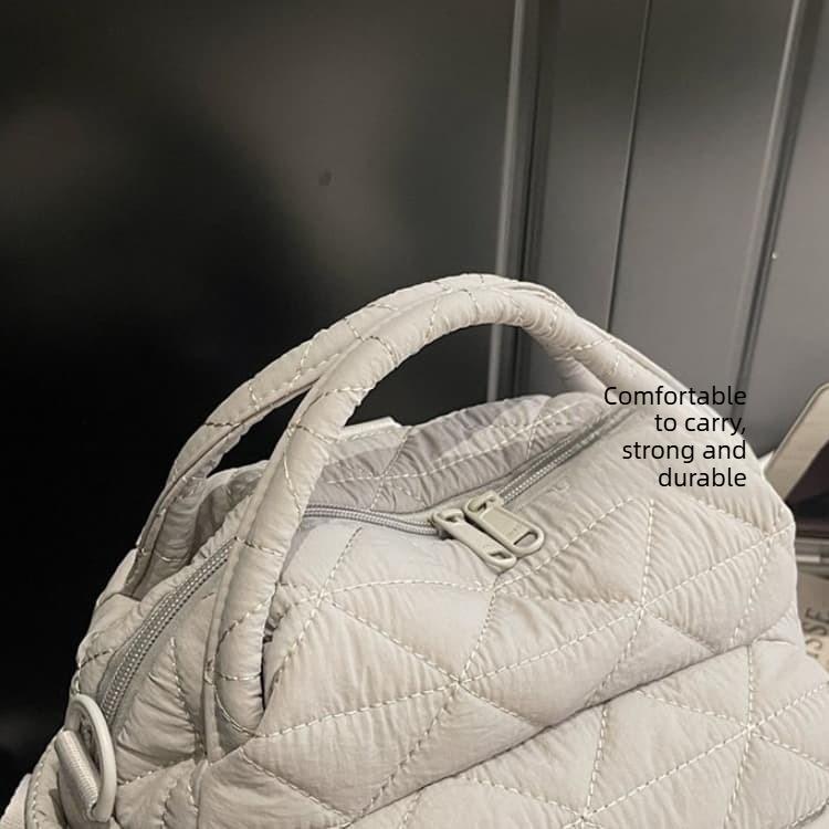 Women's Fashion Backpack Rhombus Quilted Backpack