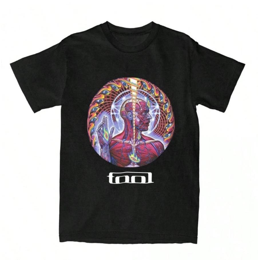 Tool Band Black T-Shirt Alex Grey Lateralus Art Psychedelic Prog Metal Tee S-5XL Unisex T-Shirt M