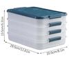 Cold Food Boxes for Fridge Clear Freezer Storage Containers Food Storage Containers Reusable Freezer Meal Prep Containers Box