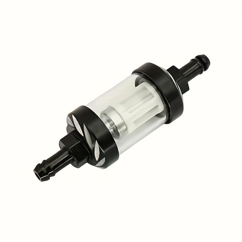 Modified Motorcycle Pedals, Fiberglass, Universal Gasoline Filter, Gasoline Filter Element, Transparent Glass, Removable and Washable Oil Filter Cup