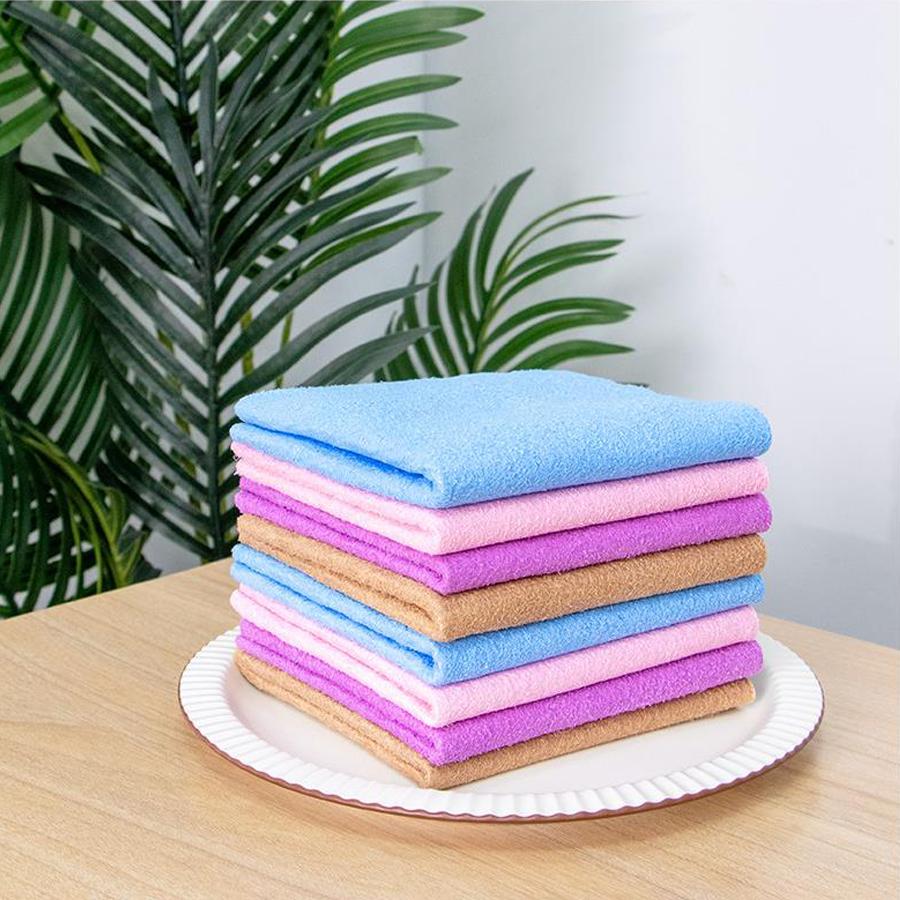 30cm Long absorbent cleaning cloth, multi-colored kitchen cloth, highly absorbent, easy to clean household wipes.