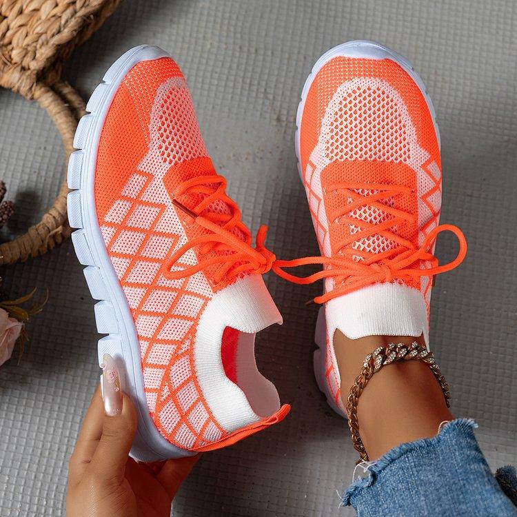 Large size cross-strap fly-woven shoes summer color matching soft sole comfortable casual single shoes women's shoes