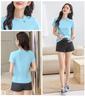 Chinese & Korean Style Slim Fit Short Sleeve Women's Cotton T-shirt - Comfortable & Versatile