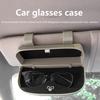 Car Glasses Box Multifunctional Car Sunglasses Holder In Car Glasses Clip Sun Visor Car Lenses Holder