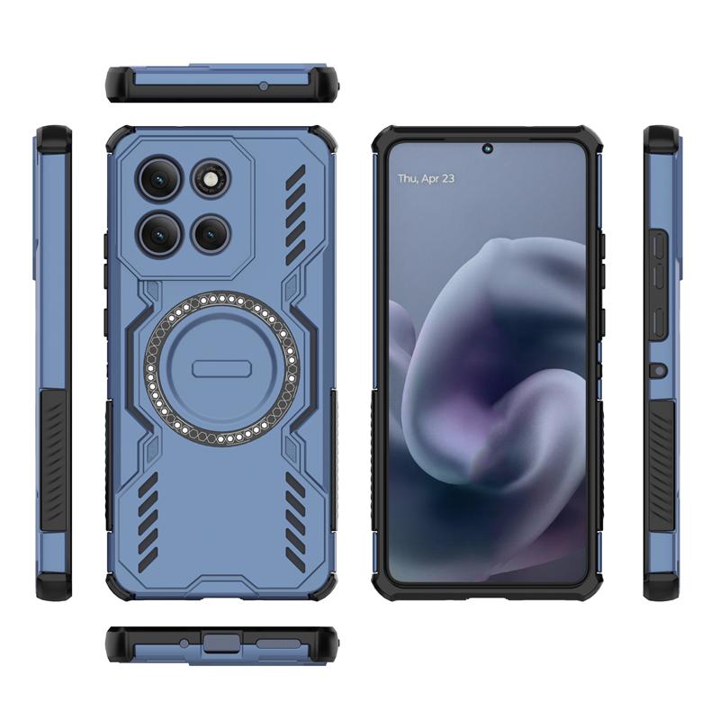 For Motorola Moto G86 Power Case Cover Heat Dissipation Magnetic Wireless Charging Protective Back Phone Cases On Moto G86 Power