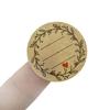 500 PCs/roll 1 Inch Kraft Paper Stickers for Gift Wrapping, Envelope Closures, Small Business Office Supplies, DIY Decorating