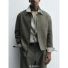 Cabinet 549! New Autumn Men's Clothing Boxy Fit Lapel Loose Shirt 6861390 500 Casual Jacket for Men